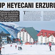 Palandken'de Murat Dedeman FIS CUP Heyecan!